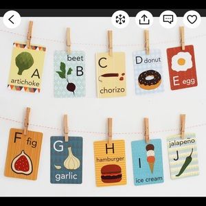 Food Alphabet Cards